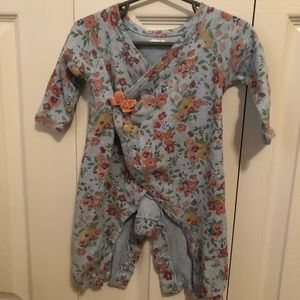 Mud Pie floral sleeper